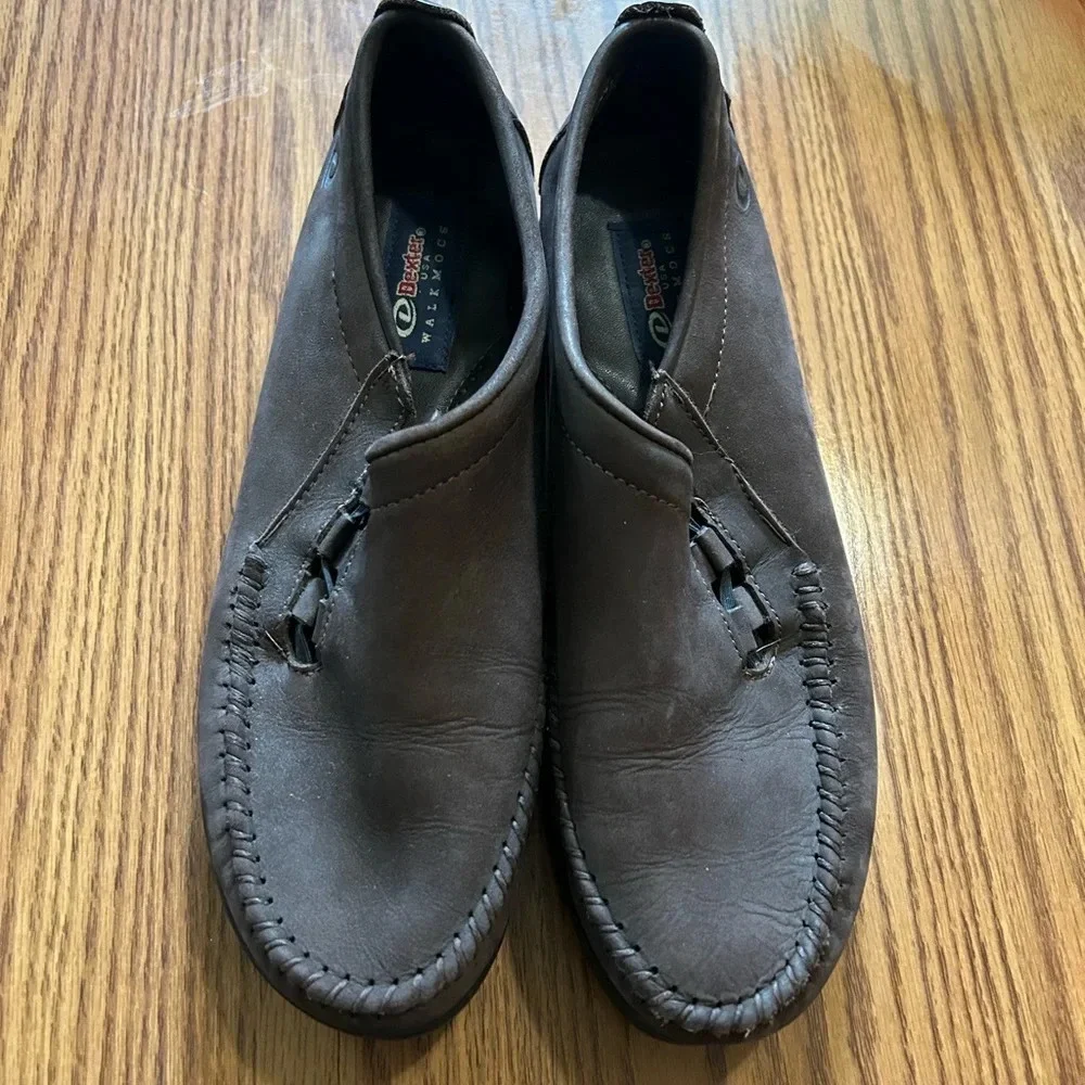 Dexter WalkMocs Comfort Leather Men’s Size 9 Dark Brown Made in USA